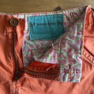 Vintage G1 Brand Orange Cargo Skirt Size 6
